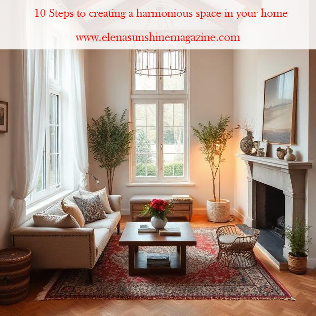 10 Steps to creating a harmonious space in your home
