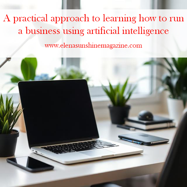 A practical approach to learning how to run a business using artificial intelligence