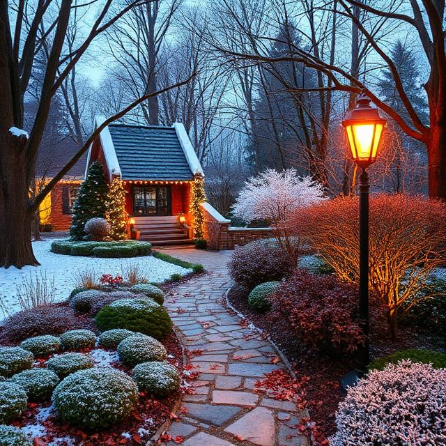 winter garden walk