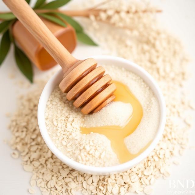 Oatmeal and Honey Cleanser for Spa Treatments
