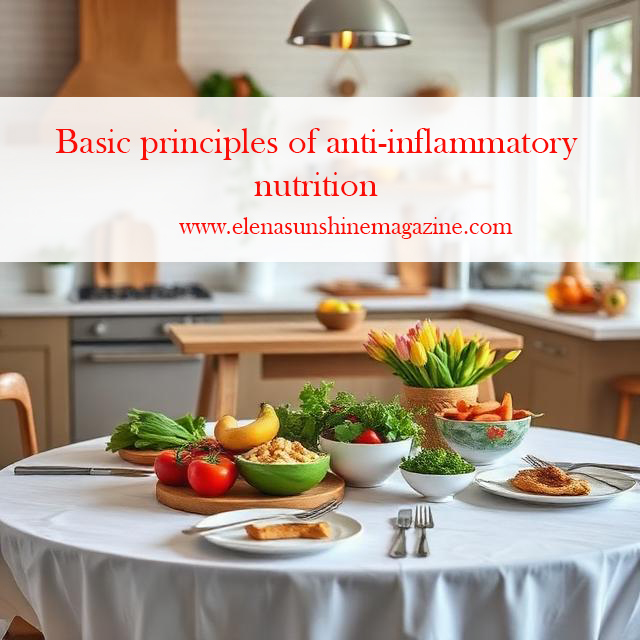 Basic principles of anti-inflammatory nutrition